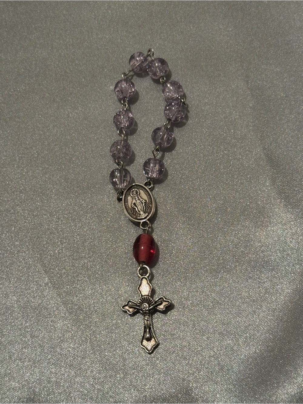 Lavender Mini Rosary